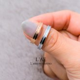 【レーザー刻印対応】ペアリング 指輪 ステンレス アクセサリー ダイヤモンド シンプル 円周率 シルバー ローズゴールド 誕生日 記念日 メンズ レディース 名入れ ギフト プレゼント