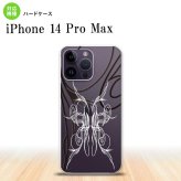 iPhone14 ProMax iPhone14 Pro Max スマホケース 背面ケース ハードケース ピンスト 線 白 2022年 9月発売 nk-i14pm-1237