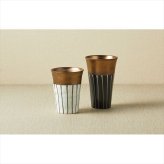 美濃焼 モダン十草 ペアタンブラー（黒白） 250956  内祝 内祝い お祝 御祝 記念品 出産内祝い プレゼント 快気祝い 粗供養 引出物