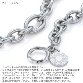 ライオンハート コンフォート チェーンブレスレット アズキ サージカルステンレス シルバー クリアジルコニア 金属アレルギー対応 メンズ ブランド