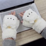 296-01 手袋 ミトン レディース 防寒 メッセージカード対応 彼女 女性 誕生日 クリスマス ギフト プレゼント レディース おしゃれ 誕生日プレゼント お祝い アニマル 動物 くま テディベア 冬 可愛い 娘 姉 妹 母 姪 姉妹 孫 記念日 中学生 高校生 大学生 学生 社会人