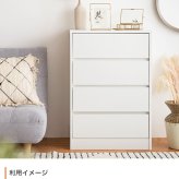 チェスト ミニチェスト 幅60cm 収納 バイカラー 片付け コンパクト アンティーク ヴィンテージ アイアン 天然木 韓国 引き出し 4杯 4段 スリム モダン 書斎 リビング 書き物 作業台 小物収納 おしゃれ シンプル 新生活
