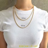 18金 ネックレス ロープチェーン k18 ネックレス 60cm 18金 イエローゴールド 太さ2.0mm幅 軽量タイプ 中空 k18YG パイプ ロープチェーン ネックレス 18k レディース ロープチェーンネックレス スライド式長さ調節可 ゴールド チェーン シンプル デザイン