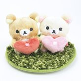 リラックマ コリラックマ 缶バッジハグぬい マスコット ぬいぐるみ