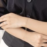 選べる誕生石12色 RITA JEWELRY エクレアチェーン カットアズキチェーン 10金 K10 イエローゴールド 2連 レディース ブレスレット RTB7008 シンプル 人気 ギフト 誕生日 女性 彼女 プレゼント 普段使い 誕生日プレゼント おすすめ プレゼント 人気 ブランド 秋アクセ　秋ジュエリー ご褒美ジュエリー 彼女 ギフト バースデー ギフト 記念日