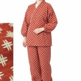 作務衣 楽粋 総柄 日本製 女性 婦人 さむえ 綿100％ 6220 OK-20 レディース 部屋着 作業着 ルームウエア 制服 ユニフォーム 和食店 仕事着 母の日 ギフト 敬老の日 クリスマスギフト プレゼント 和柄 和装