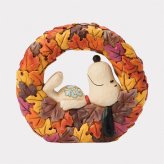 ジム ショア Jim Shore スヌーピー オン フォール リース 置物 フィギュア 人形 6018512 Peanuts インテリア ＜ハロウィン＞
