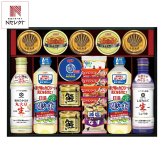 キッコーマン アマノフーズ 日清オイリオ バラエティ ギフト 計17点入 調味料 詰め合わせ 食用油 醤油 みそ汁 味海苔【北海道・沖縄県・離島 配送不可】