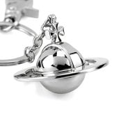ヴィヴィアン ウエストウッド キーリング レディース ブランド Vivienne Westwood SAFFIANO ロゴ 8203010HU OM0009 N405 シルバー ビビアン