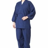 作務衣 女性 日本製 ストレッチツイル 婦人作務衣 さむえ 5037 S/M/L 母の日 プレゼント 女性 レディース 部屋着