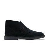クラークス デザートブーツ エヴォ レディース 靴 ショートブーツ スエード Clarks Desert Bt Evo 26182930 26182928 黒 ブラック ダークサンド