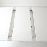 アンティーク家具調 ダイニングテーブル 伸長式 リプロダクション オーク ドローリーフテーブル アンティーク家具 折りたたみ 英国スタイル 食卓テーブル ホワイト 新生活