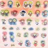 サンリオ パティ＆ジミー ミニミニデコシール レトロ サンリオキャラクターズ5 文具 Sanrio