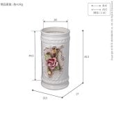 イタリア 家具 ヨーロピアン ヴェローナクラシック 陶製傘立て-ローズ  傘 玄関 ヨーロッパ家具 クラシック 輸入家具 アンティーク風 イタリア製 おしゃれ 高級感 エレガント リモート テレワーク 在宅