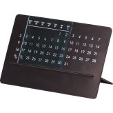 【直送】スタイリッシュ万年カレンダー 卓上 [26-0594-068] 曜日プレート移動式 アナログ デスク 部屋 シンプルデザイン 贈り物 ギフト