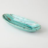 金乱線　楕円長鉢 磁器 美濃焼 やきものの里から、暮らしを贈ります。　ギフト 食器 セット テーブルウェア