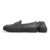 コンバース CONVERSE スニーカー メンズ レディース ローカット レザー オールスター コインローファー ワックスドレザー ビンテージブラック 31319361