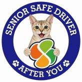 カーサイン 高齢者マーク SENIOR SAFE DRIVER シンガプーラ ステッカー シール 直径13cm 肉球 日本製 車