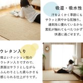 ラグ マット 約1.5畳 130×185cm 洗える インド綿 コットン 綿100% サラッと快適 ウレタン入り 滑り止め付き 四隅にタッセル付き ホットカーペット・床暖房対応 ク インド綿100%のナチュラルラグ 床暖房対応クラック インテリア 敷物