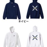 水泳 競泳 パーカー プルオーバー メンズ レディース ジュニア 練習着 裏パイル おもしろ 名入れ スウェット おしゃれ キッズ 大きいサイズ 文字入れ無料 「ネオンスタイルのクロスSWIMMING」 アートワークスコウベ 【送料無料】