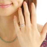 指輪 リング ダイヤモンド 0.28ct プラチナ Pt900 17号 レディース ジュエリー アクセサリー ダイヤ シンプル 上品 華やか ギフト プレゼント 記念日 誕生日