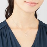 【無料ラッピング】  カナルヨンドシー Canal 4℃ ネックレス シルバー ネックレス キュービックジルコニア レディース ブランド 正規品 新品 ギフト プレゼント 人気 おすすめ 誕生日 記念日 クリスマス 送料無料