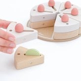 dou? Make a wish | ケーキ ろうそく おもちゃ 玩具 知育 木製 木のおもちゃ おままごと ごっこ遊び お店屋さん ケーキ屋さん パズル ナンバーピック
