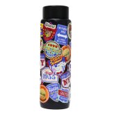 ウェストブルーム ステンレスボトル 480ml 10角 水筒 ボトル 保温保冷 直飲み アメカジ  カジュアル アメリカン 犬 ステッカー風 学校 仕事 アウトドア