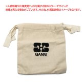 GANNI ガニー カードケース A6395-099 Card Holder カードホルダー キーリング付き ブラック