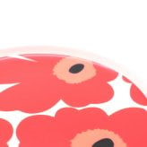 マリメッコ ウニッコ プレート 20cm ホワイト/レッド marimekko UNIKKO 皿 食器 ギフト 耐熱 電子レンジ対応 結婚祝い プレゼント 贈り物