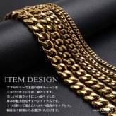 ステンレス 喜平ネックレス チェーンネックレス 幅5タイプ 長さ3サイズ ゴールドネックレス 18KGP 6面カット 細身 太め 極太 シンプル 重厚感 普段使い メンズ 男性 金属アレルギー対応