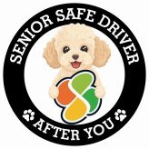 カーサイン 高齢者マーク SENIOR SAFE DRIVER シープー ステッカー シール 直径13cm 肉球 日本製 車