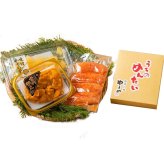 [小川うに]うにほたて醤油入・やまや明太子・数の子詰合せ (4935-35) [お中元][お歳暮] ※送料無料(北海道・沖縄・離島への配送不可)
