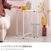 ローテーブル 大理石柄 大理石風 テーブル ローテーブル サイドテーブル インテリア おしゃれ ホワイト 黒 回転 スチール 丸 コーヒーテーブル ナイトテーブル 白 ブラック コンパクト モダン マーブル柄 円型 \5%OFFクーポン配布中 丸型 机