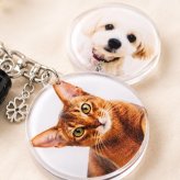 遺骨カプセル ペット メモリアルキーホルダー写真入り｜犬 猫 うちの子グッズ【送料無料】