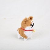 コーギー 編みぐるみ キーホルダー 手編み風 毛糸 ぬいぐるみ 犬 バッグチャーム ミニオブジェ かわいい ペットモチーフ 鈴付き 小物 雑貨 誕生日 プレゼント ギフト