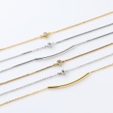 【プレゼントにおすすめ】 金属アレルギー対応 ジルコニア ブレスレット  妻 彼女 一粒 チェーン ブレス イタリア製 チェーン ゴールド シルバー プラチナ 18金 K18 18K 仕上げ SV925 結婚記念日 誕生日 プレゼント ご褒美 ギフト メッセージカード【送料無料】【ラッピング無料】