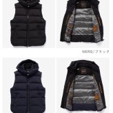 ムーレー MOORER ACQUA SERIES アクアシリーズ FIRE-SKT ファイアー フーディー MOUGI200307 TEPA034 ダウンベスト メンズ アウター 防水 FIRE SKT