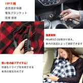 車内用 電気ブランケット 12V 対応 2カラー 車内暖房 電気毛布 両面温暖構造 ひざ掛け 旅行 冬 夜間 寒冷地 北国 トラック 運送業 後部座席 ベンチシート 助手席 運転席 新発売 新商品
