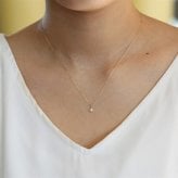 【無料ラッピング】  ヨンドシー 4℃ EAU DOUCE4℃ K10 イエローゴールド ネックレス ダイヤモンド レディース ブランド 正規品 新品 ギフト プレゼント 人気 おすすめ 誕生日 記念日 クリスマス 送料無料