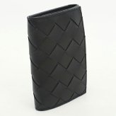 ボッテガ・ヴェネタ 6連キーケース コンパクト メンズ ブランド BOTTEGA VENETA   レザー 630336 ネイビー
