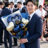 バルーンブーケ　20thネイビーゴールド 大人カラー