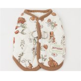 ドッグウェア秋冬 通販 犬服キルティング ペット用アウター 背開きベスト犬 Dカン付きベスト 小型犬用防寒着 中綿入りベスト 暖かいペット服 着脱簡単犬服 うさぎ柄ベスト トイプードル服 チワワ防寒服 お散歩お出かけ 重ね着ベスト ポメラニアン シーズー