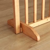 ペットフェンス giocoso 完成品 パイン材 天然木 ライトブラウン・ホワイト W58×D2.2×H75cm/1枚x3枚隙間:約4.7cm ペットゲート 犬 猫 柵 ペット用品 ライトブラウン ホワイト おしゃれ 新生活