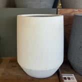 鉢カバー おしゃれ 大型 17号 13号 L M サイズ 植木鉢 KONTON コントン パボ トール 丸型 縦長 背が高い ファイバーストーン 軽量 室内 屋内 高級 北欧 モダン ナチュラル 観葉植物用 シンボルツリー サボテン 多肉植物 特大 玄関 プランター 底穴なし ラテルストーン