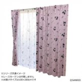 カーテン 2枚セット 100×200cm サンリオ クロミ マイメロディ 真夜中のメロクロ デザイン 遮光 ウォッシャブル 洗濯機可 キャラクター 子供部屋 寝室 インテリア おしゃれ かわいい サンリオ正規ライセンス品