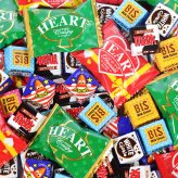 (全国送料無料) お菓子 詰め合わせ 【チロル増量中！】チロルチョコ バラエティ＆不二家 ハートチョコレート2種 詰め合わせ メール便 (omtmb9629z）