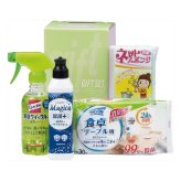 清潔習慣クリーンセット 台所洗剤ほか 詰め合わせ ギフト 計4点入 食卓用スプレーほか 食器用洗剤 おそうじシート 生活雑貨セット【北海道・沖縄県・離島 配送不可】