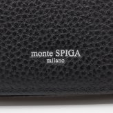 モンテスピガ　monte SPIGA　カードケース　MOSMSP110BK　ブラック　黒　シュリンクレザー　牛革　名刺入れ