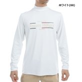 トミーヒルフィガー ゴルフ メンズ フロントロゴ 長袖モックネックシャツ TOMMY HILFIGER GOLF THMA465 秋冬モデル お誕生日祝い お祝い 記念品 お父さん 父の日 彼氏 男性 30代 40代 50代 60代  還暦祝い 敬老の日 人気プレゼント プレゼント